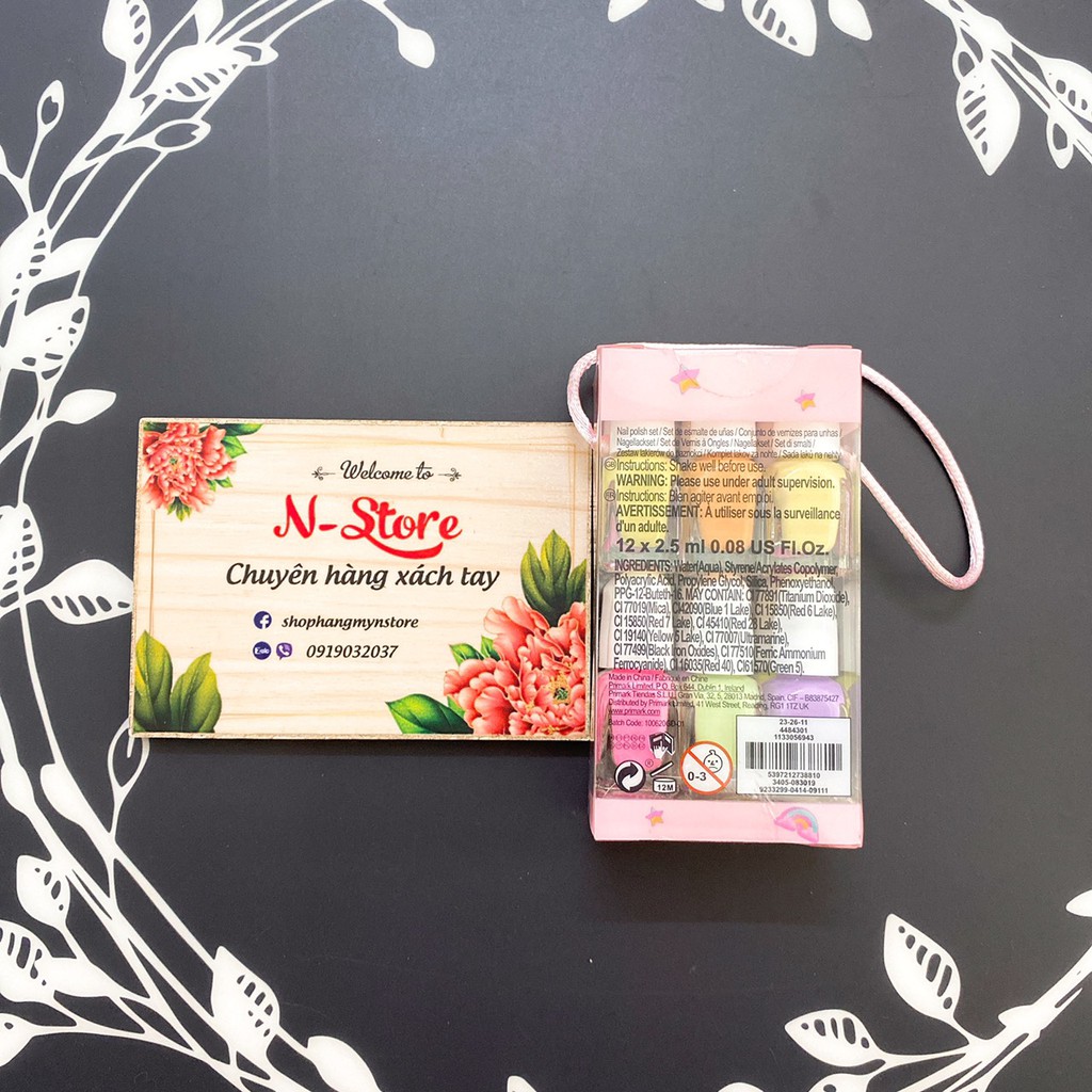 Set sơn móng tay của Pháp dành cho trẻ em