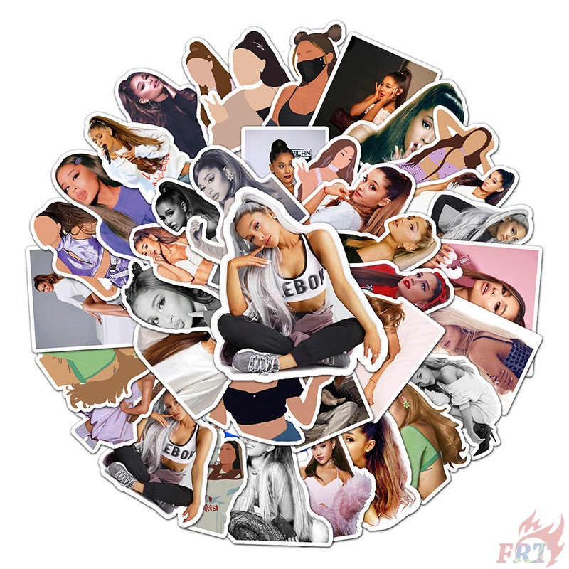52Pcs/Set ❉ Ariana Grande - Series 03 POP Singer Actress Stickers ❉ Superstar DIY Fashion Mixed Waterproof Doodle Decals Stickers