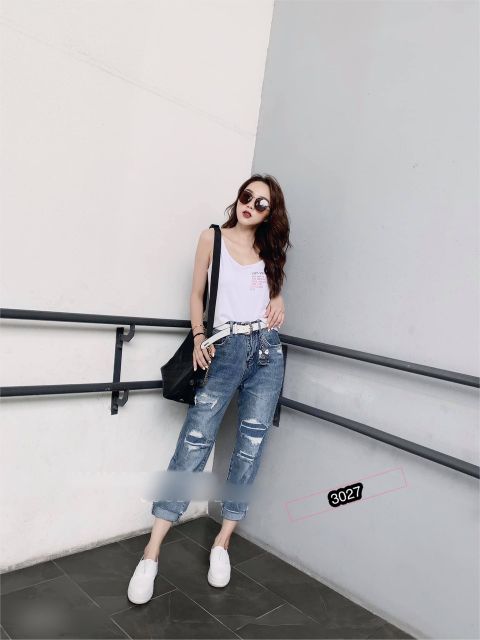 Quần baggy jean mã 3027
