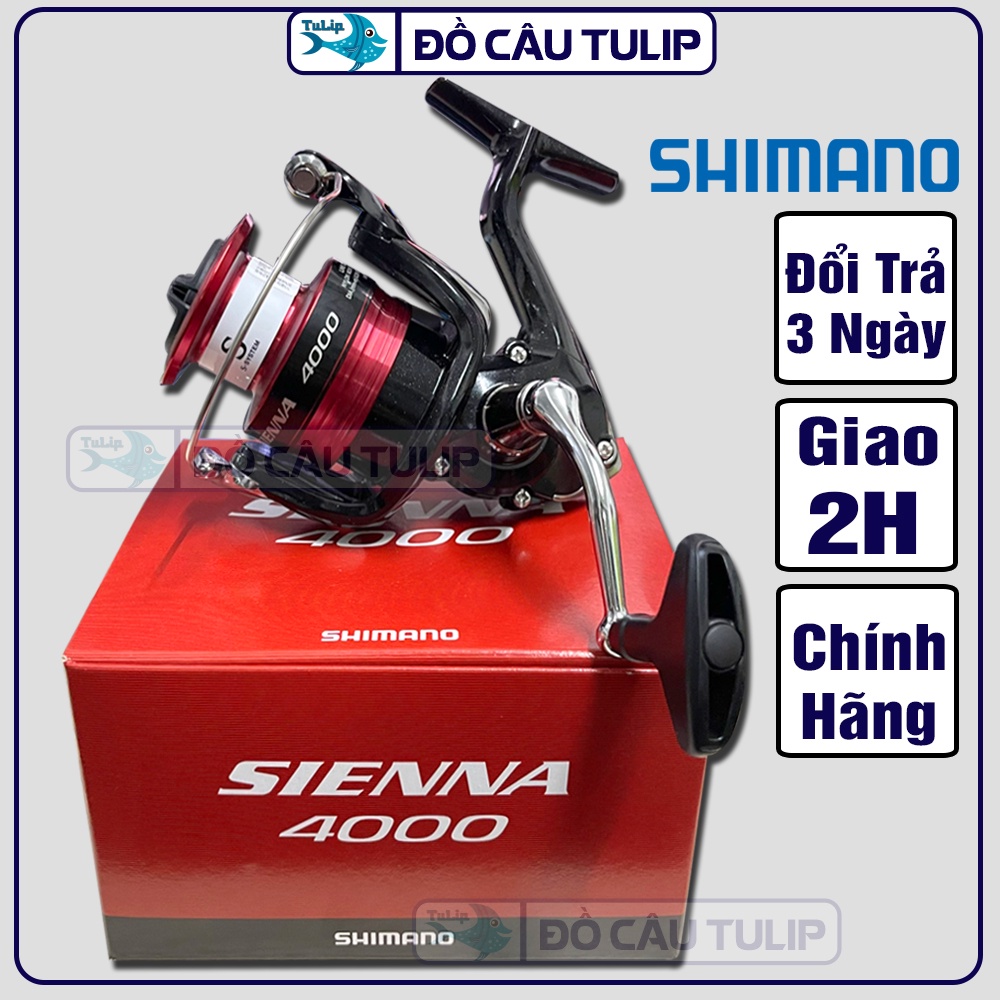 Máy Câu Cá SHIMANO Chính Hãng SIENNA 4000 / FX 4000 - Máy Câu Cá Kim Loại Đồ Câu TULIP