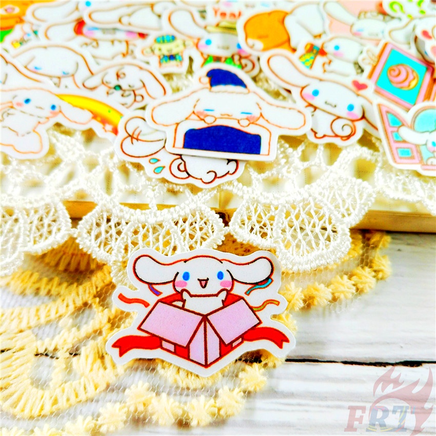 ★★★ Sticker Dán Trang Trí Nhật Ký Hình Cinnamoroll Q-10 Mini Xinh Xắn ★★★ Bộ 50 Hình Dán Thời Trang Trang Trí Album