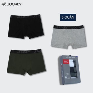 Hộp 05 Quần Lót Nam Jockey Dáng Trunk Boxer Thun Cotton Cao Cấp Thoáng Khí - JAMB0411P - Tổng Hợp 06