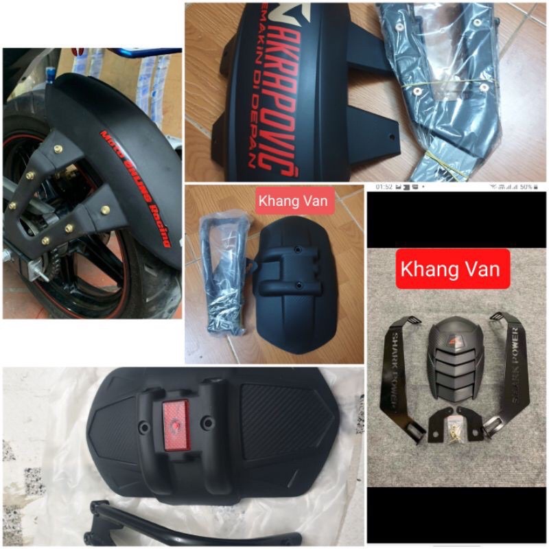 Chắn Bùn 4 Chân Thép gắn các dòng xe, exciter, winner - TFX - R15 cực đẹp và chắc chắn