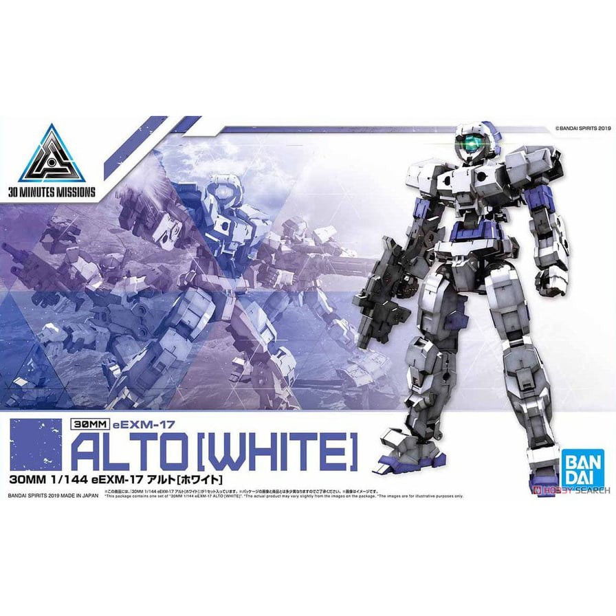 Mô hình lắp ráp 30MM eEXM-17 Alto [White] (Plastic model) Bandai- Gundamchat