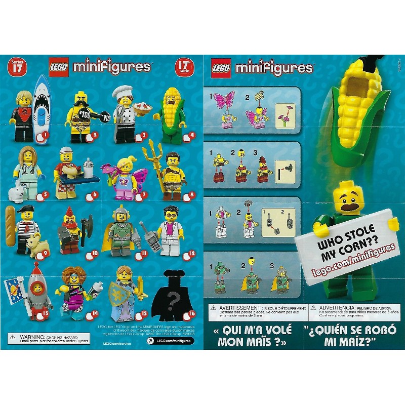 Lego Minifigures 71018 - Bộ xếp hình Lego Nhân vật Series 17
