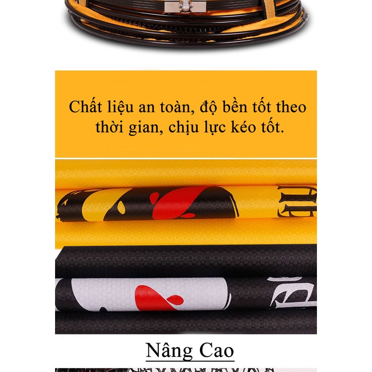 Giỏ Đựng Cá ALIBELO, Rọng Đựng Cá Kim Loại Màu Vàng Đen Độ Chịu Tải Tốt Bền Bỉ Với Thời Gian