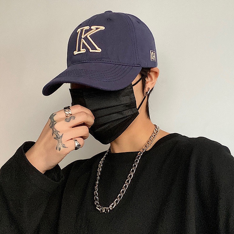 Mũ Beret Dệt Kim Mềm Màu Xanh Navy