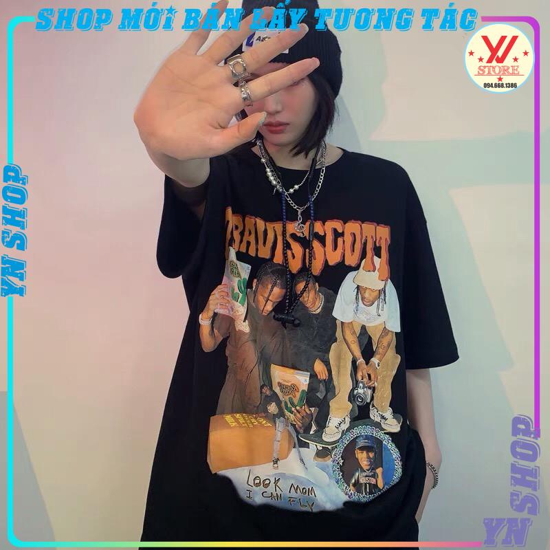 Áo Thun TRAVIS SCOTT Nam Nữ Ulzzang Unisex YNSHOP
