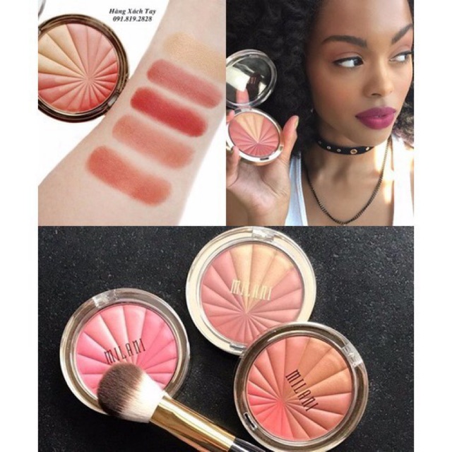 Hàng Mỹ. Phấn má hồng Milami Color Harmony Blush Patette