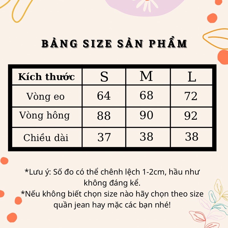 Quần Sooc Giả Váy Vạt Lệch QC (ẢNH THẬT)- 552