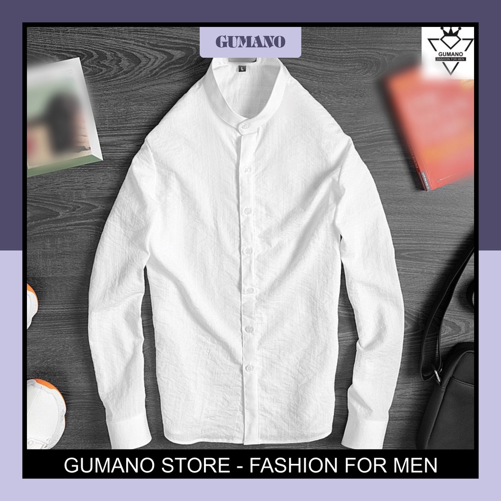 Áo sơ mi nam dài tay vải đũi thoáng mát mềm mịn mặc mùa hè thoải mái