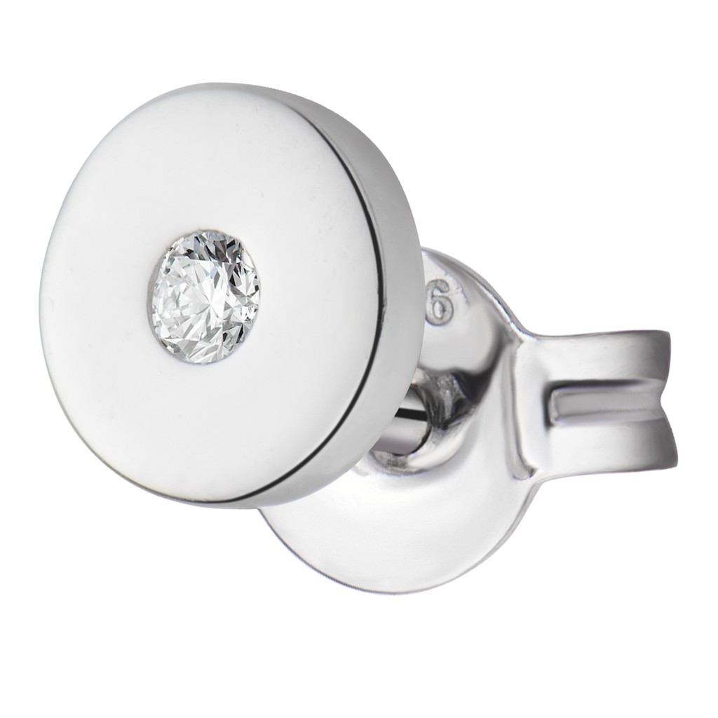 Bông tai Bạc đính đá CZ PNJSilver XM00K000182