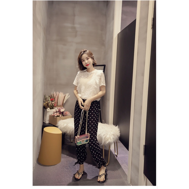 Áo sơ mi ngắn tay voan nữ thời trang mùa hè