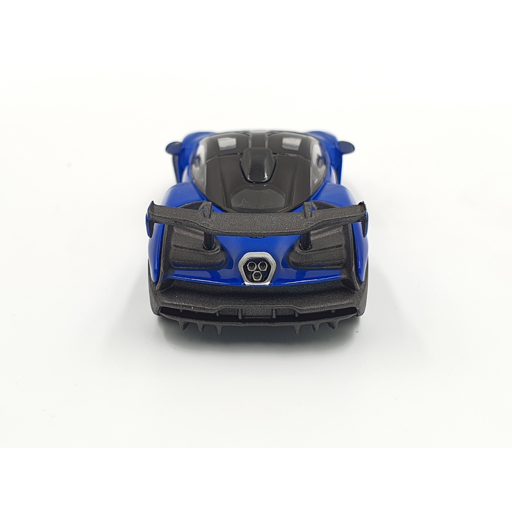 Xe Mô Hình McLaren Senna Antares Blue LHD 1:64 Mini GT (Xanh Đậm)