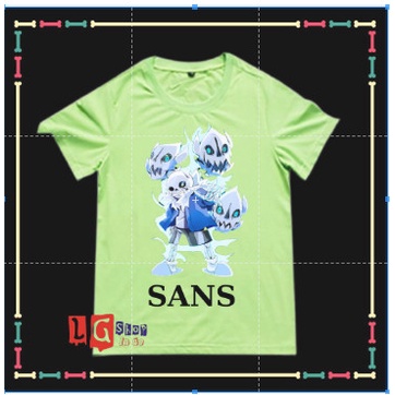 Áo thun sans cho trẻ em  Undertale ink sans cực ngầu nhiều mẫu HOT