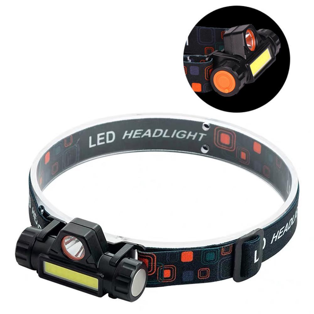 Đèn pha đội đầu Led model 2054 pin có thể sạc lại 18650 cho ngoài trời