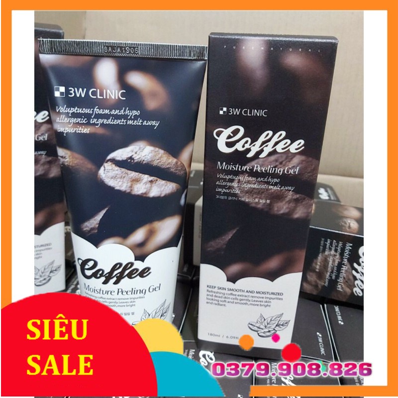 Tẩy Da Chết Aenepure 3W Clinic Coffee Peeling Gel