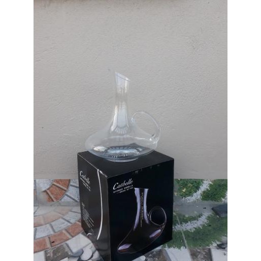 Bình thở rượu vang - Decanter cổ điển miệng vát dung tích 1500ml