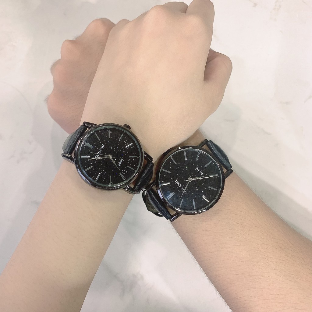 Đồng Hồ Cặp SAILANG 0013 | 0014  ⚡ [Mẫu Siêu Đẹp] ⚡ Với Mặt Dây Da Chất Lượng, Thời Thượng