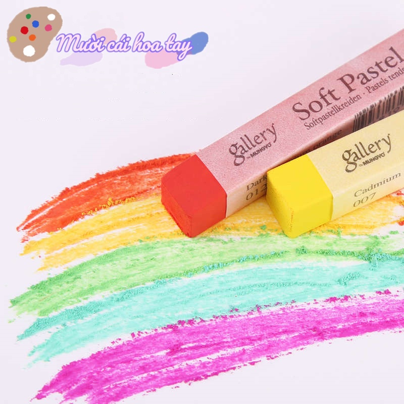 Phấn Tiên MUNGYO Dùng Nhuộm Tóc Tạm Thời Oil Soft Paste Vẽ Tranh Ngân Hà Galaxy Phấn Soft Pastel Vẽ Tranh Art