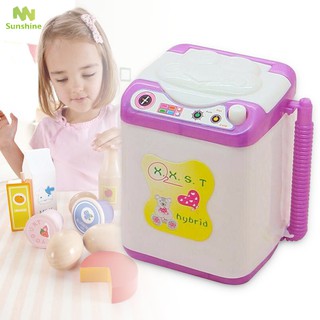 ♥♣♥ Kids Washing Machine Pre School Play Toy Washer Washing Beauty Sponges