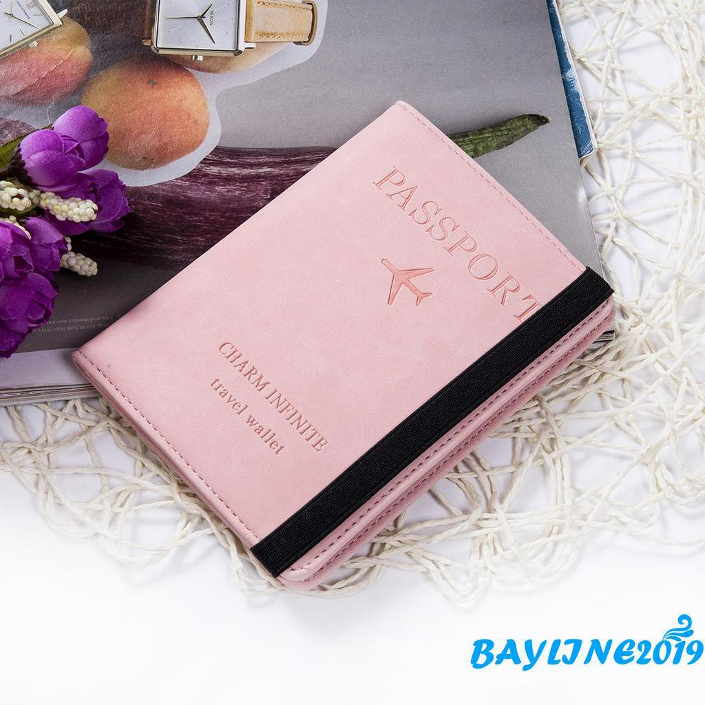 Ví Da Đa Năng Màu Trơn Thời Trang