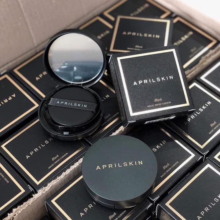 Cushion April Skin Black Magic Snow Cushion 2.0