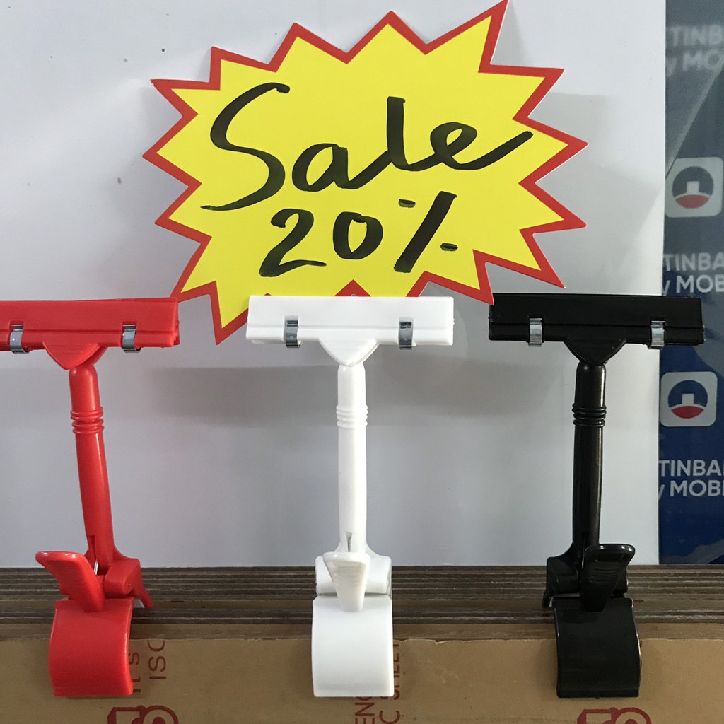 Combo 5 Kẹp bảng giá chất lượng+ 5 bảng sale