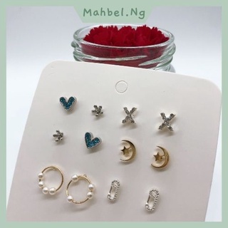 Set 6 bông tai | mahbel.ng