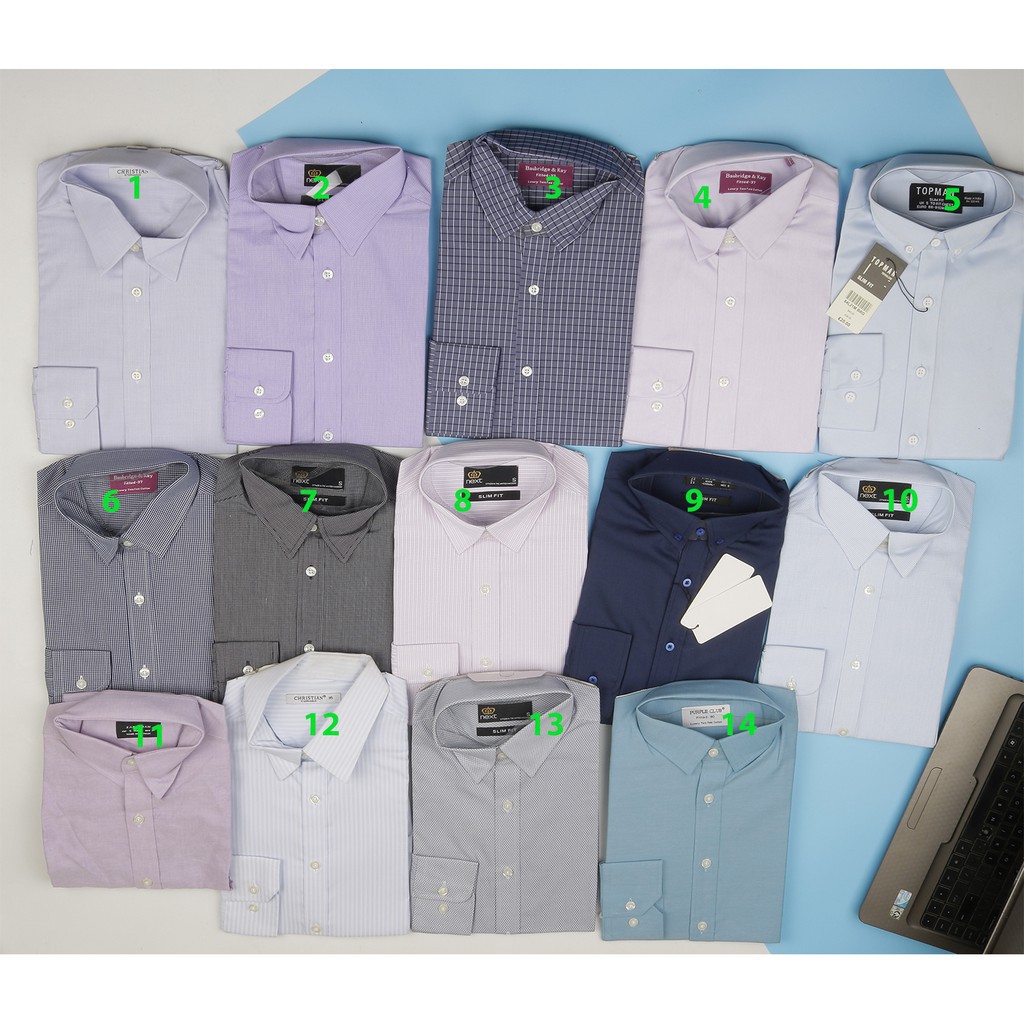 Thanh lý sơ mi nam công sở hàng VNXK size S