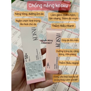 Kem chống nắng Kosxu