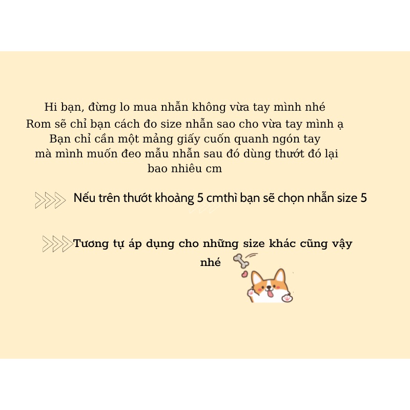 Nhẫn cati-er 3 hàng xoàn titan cao cấp MS00115