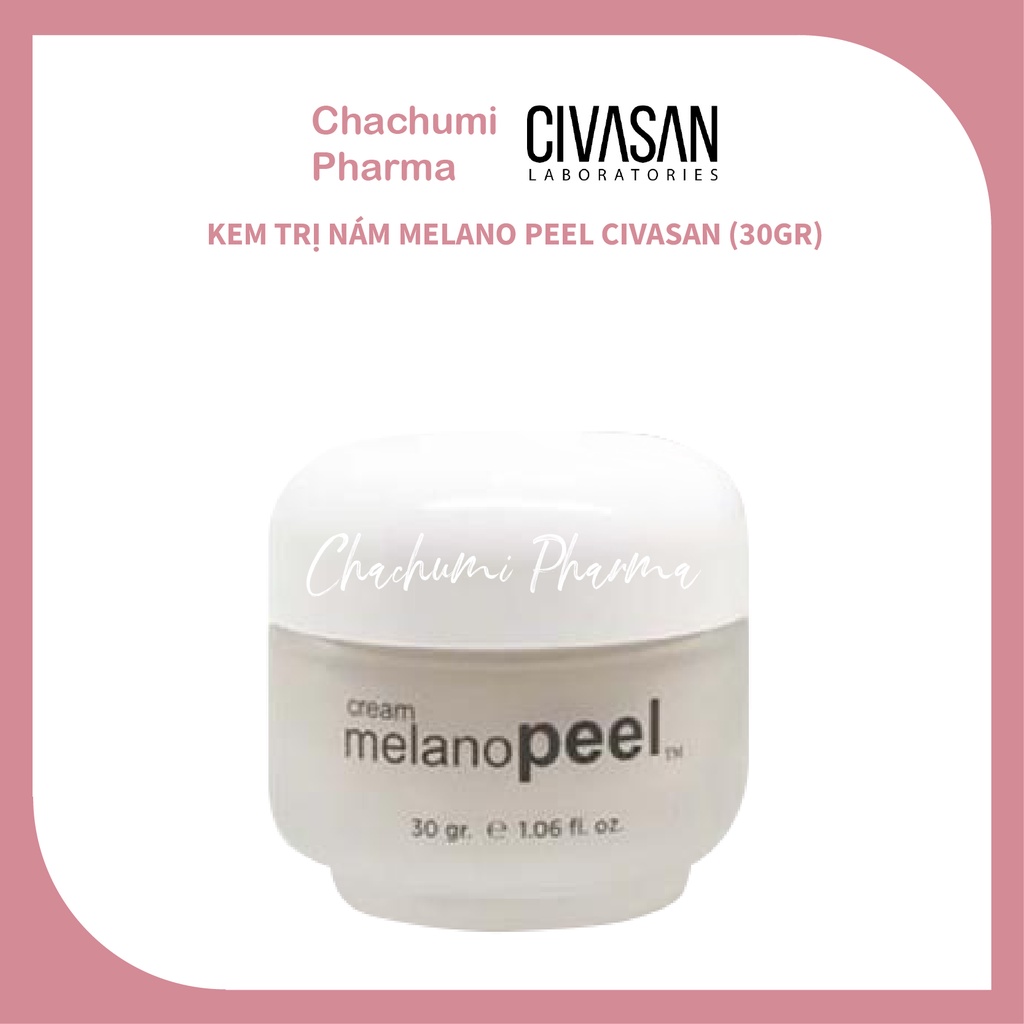 Kem giảm sạm nám Melano Peel Civasan 30g