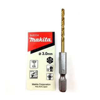 MŨI KHOAN KIM LOẠI ĐUÔI LỤC GIÁC MAKITA D-31114 (3X81MM)