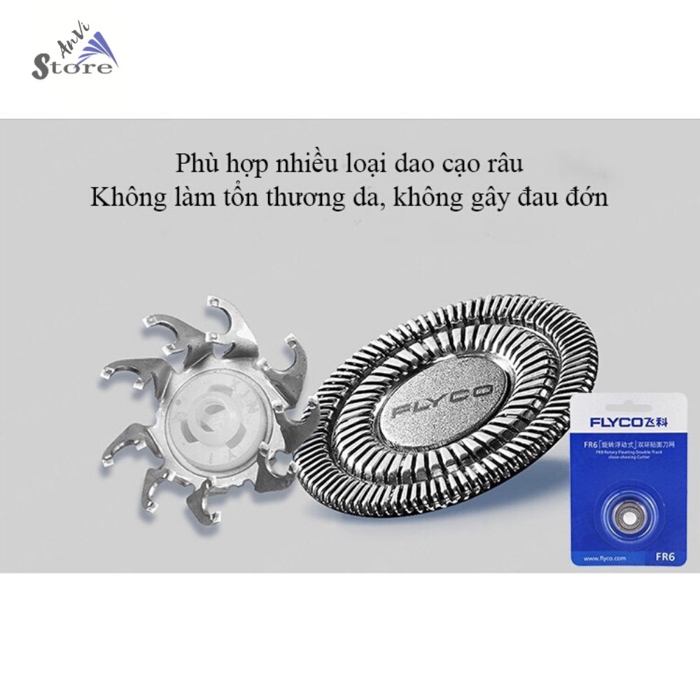 Lưỡi máy cạo râu FLYCO, POREE FR6 FR8 PS6 PS8 cao cấp