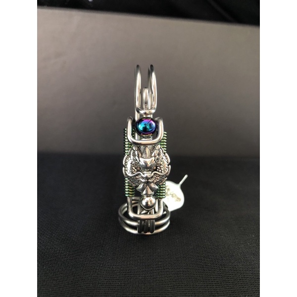 Móc khoá inox hổ phù titan