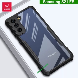 Ốp lưng Xundd Samsung S21 FE chống sốc chống va đập mạnh lưng trong viền màu