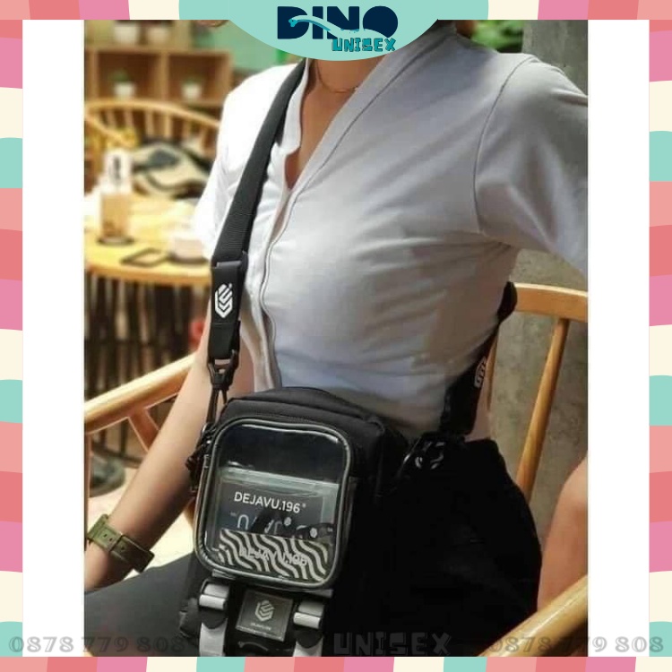 Túi Đeo Chéo DEJAVU.196 Viền Phản Quang - Thời Trang Nam Nữ Siêu Cá Tính