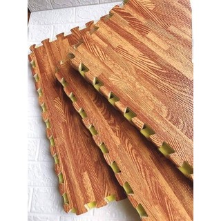 Thảm Xốp Lót Sàn Nhà Bộ 6 Miếng Màu Gỗ KT 60x60cm