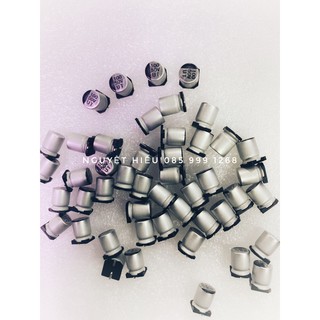 10 con tụ nhôm dán smd 100uF 50V
