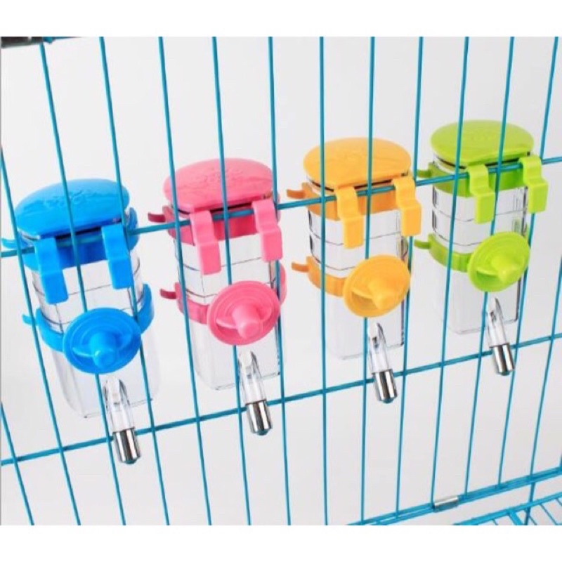 Bình nước cho chó mèo dạng bình bi treo chuồng dành cho cún mèo 500ml