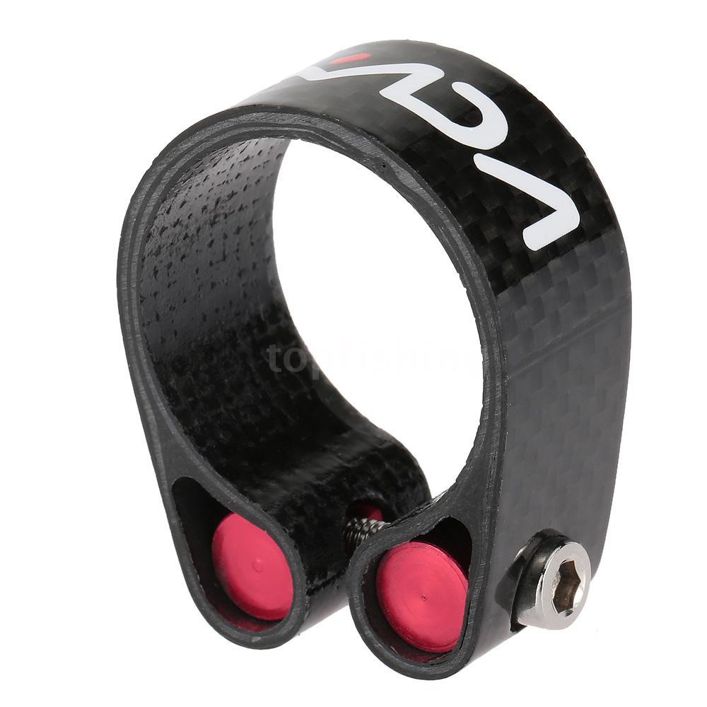 Khóa cốt yên xe đạp bằng sợi Carbon siêu nhẹ 30.2mm 34.9mm