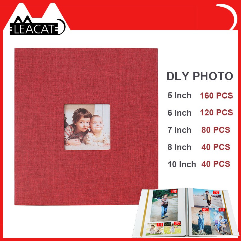 Quyển album ảnh bìa vải canvas 10inch phong cách retro DIY