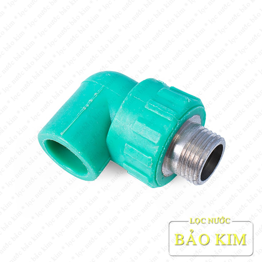 CRN 20*1/2 – Phụ kiện PP-R, ren 21mm - bước ren 1/2'' - ống phi 20, co ren ngoài 20*1/2 CẤU TẠO: 01 đầu ren ngoài 21mm