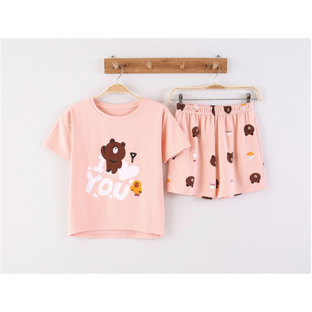 ĐỒ BỘ NỮ MẶC NHÀ PIJAMA mùa hè cotton thun thoáng mát cao cấp mã G02, G03