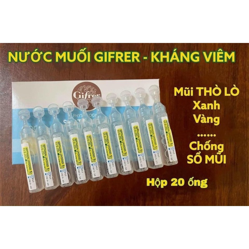 Hộp nước muối Gifrer Pháp