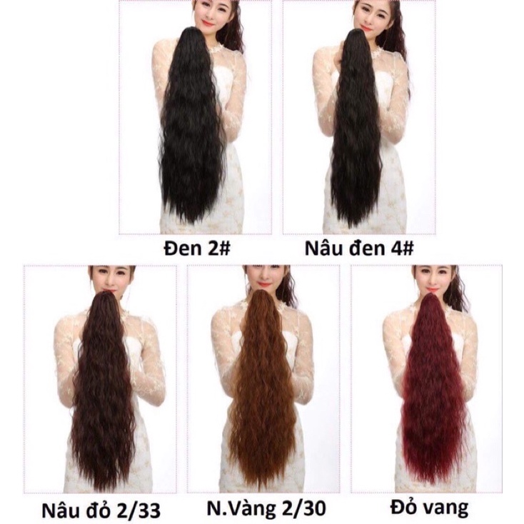 Tóc giả ngoặm xù dài ❤️free ship 50k ❤️ hàng cao cấp