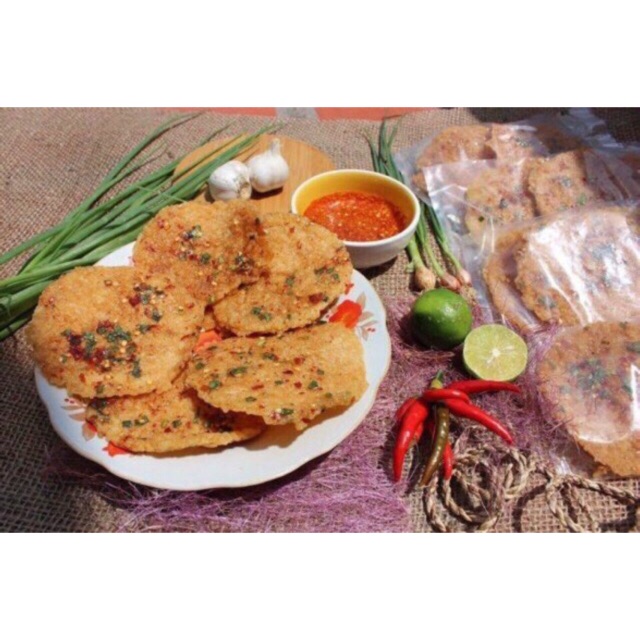 Combo 3 gói (9 banh) Cơm cháy mắm hành dòn ngon