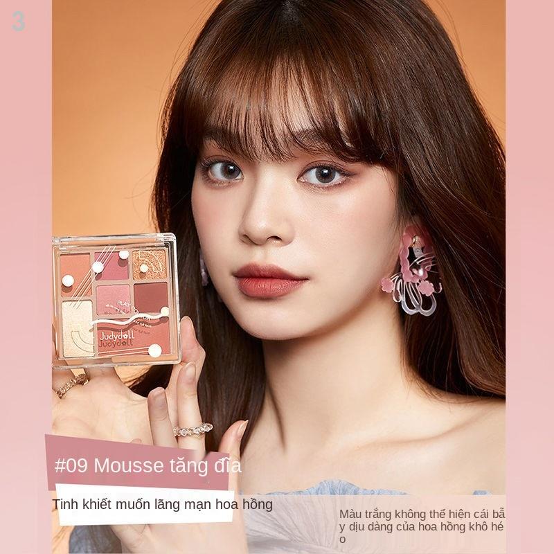 ۩℗₪Blossoming cùng một bảng phấn mắt 7 màu vui tươi kết hợp trang điểm má hồng độ bóng cao sửa chữa mờ bữa tiệc sinh viê | BigBuy360 - bigbuy360.vn