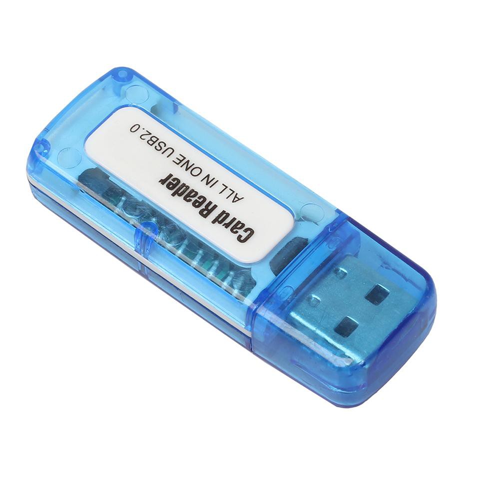 Thiết bị đọc thẻ nhớ SD/TF/T-Flash/M2 4 trong 1 cổng USB 2.0